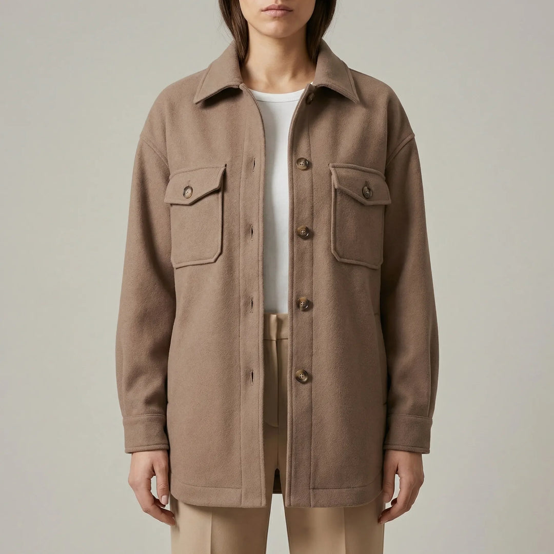 Laxelle - Chaqueta de mujer extragrande con hombros caídos