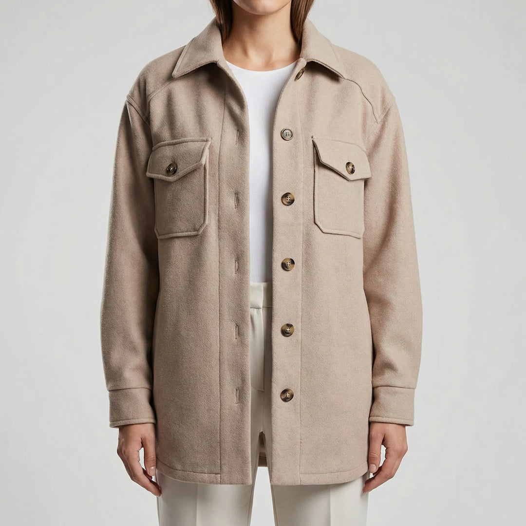 Laxelle - Chaqueta de mujer extragrande con hombros caídos