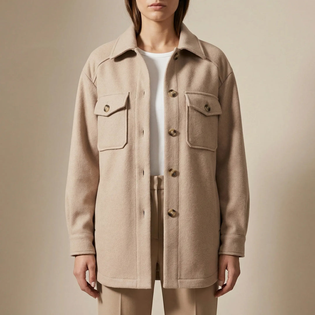 Laxelle - Chaqueta de mujer extragrande con hombros caídos