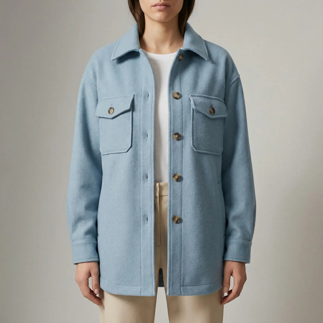 Laxelle - Chaqueta de mujer extragrande con hombros caídos