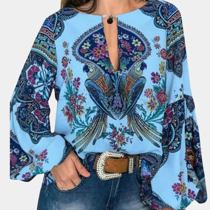 Blusa Floral Ligera para Mujeres