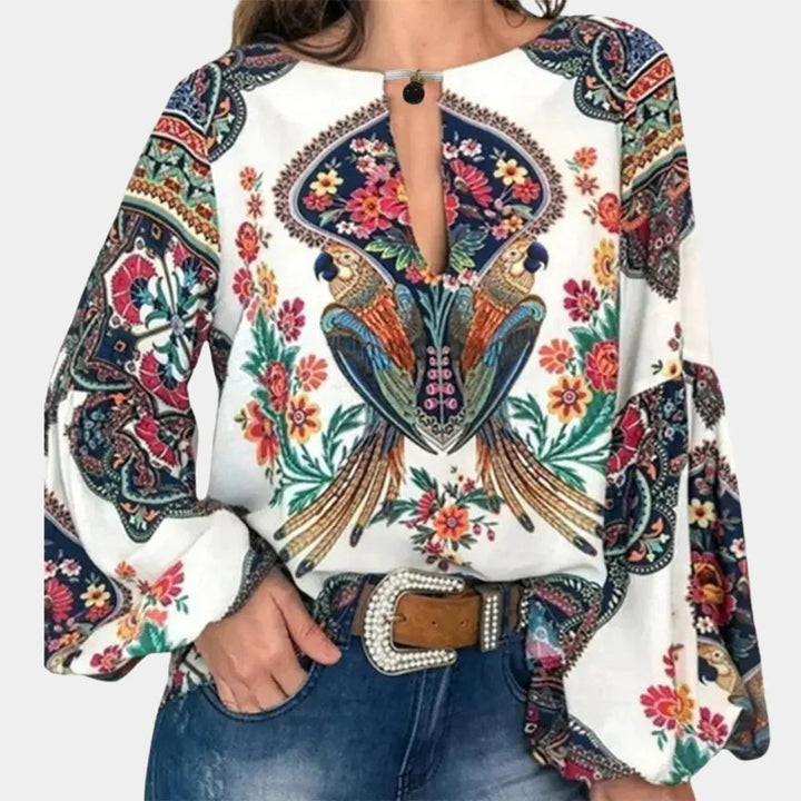 Blusa Floral Ligera para Mujeres