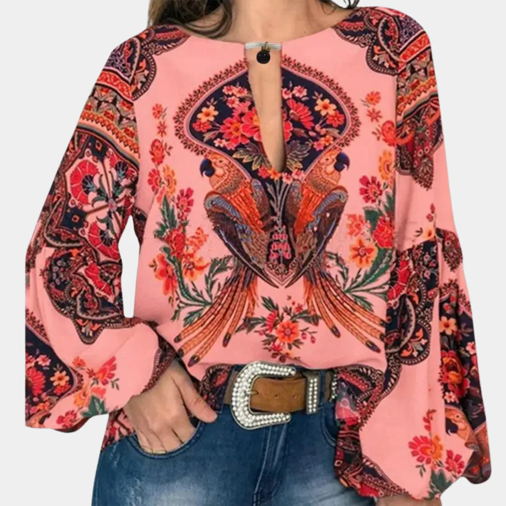 Blusa Floral Ligera para Mujeres