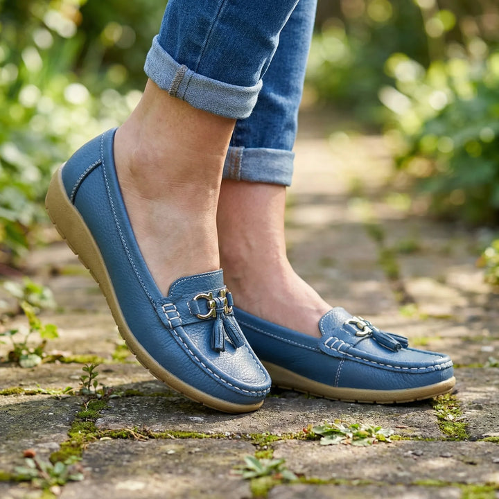 Loafelle - Mocasín plano con borlas
