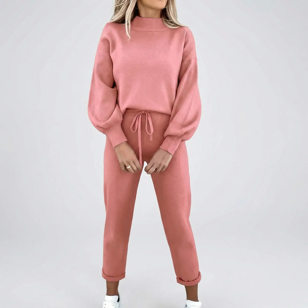 Lounovex - Conjunto a juego de sudadera y pantalón deportivo