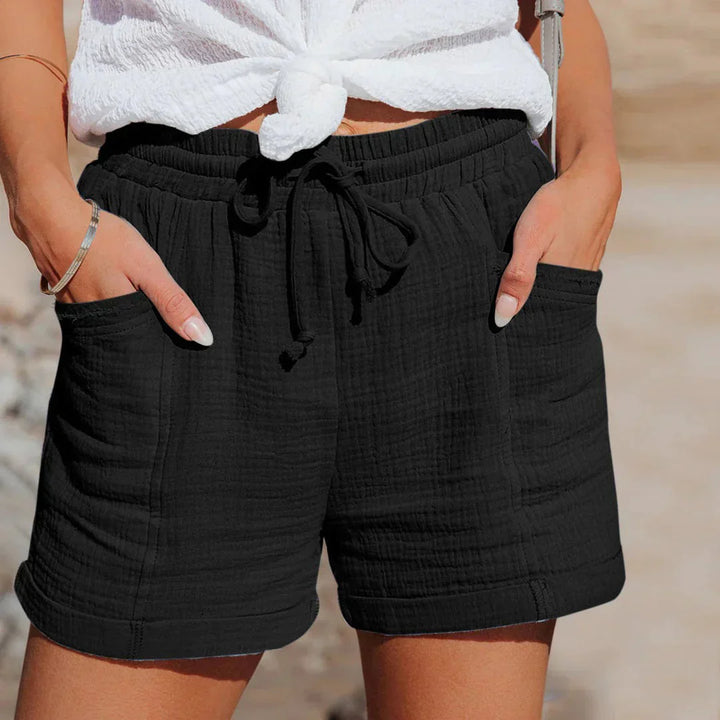Pantalones Cortos Casuales con Cordón para Mujeres