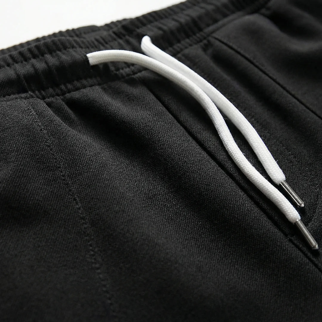 Luxtrend - Pantalones de pierna recta con cintura elástica