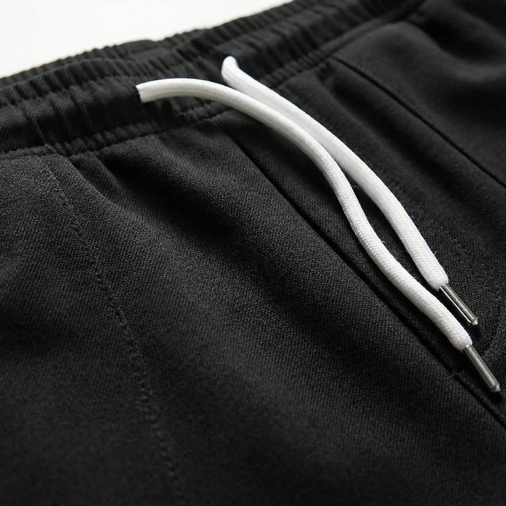 Luxtrend - Pantalones de pierna recta con cintura elástica