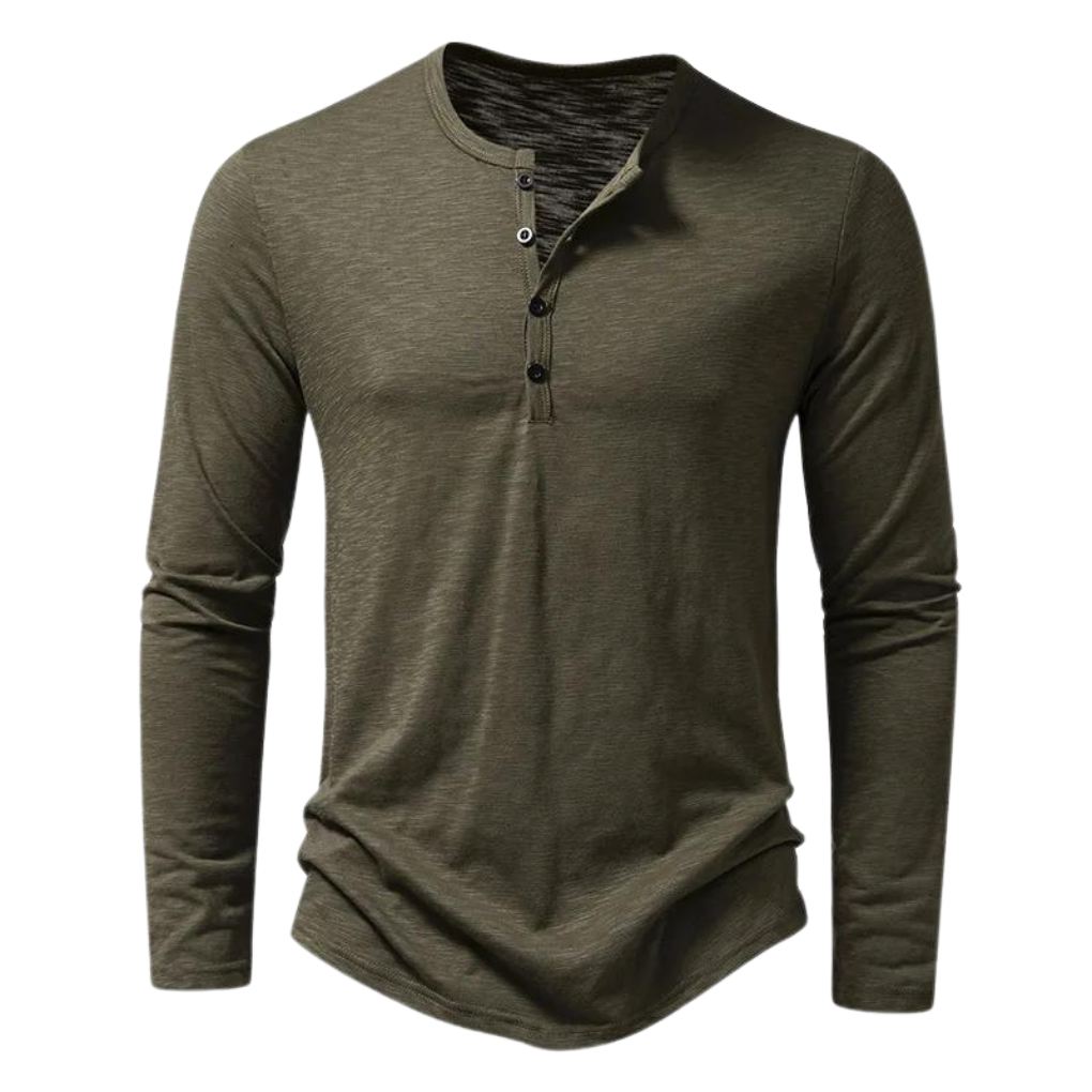 Floris - camiseta con botones de largo ancho
