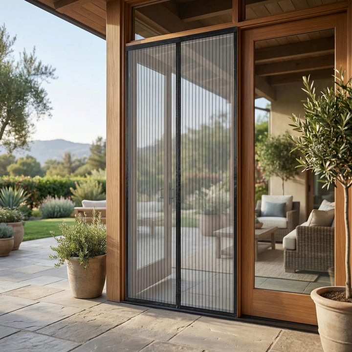 Magnescree - Malla magnética de cierre automático para puertas
