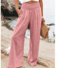 Pantalones palazzo elásticos y elegantes para mujer