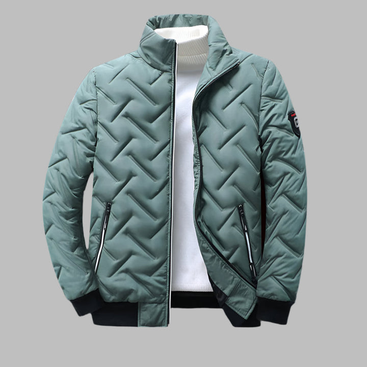 Chaqueta Rompevientos con Cremallera Completa para Hombres