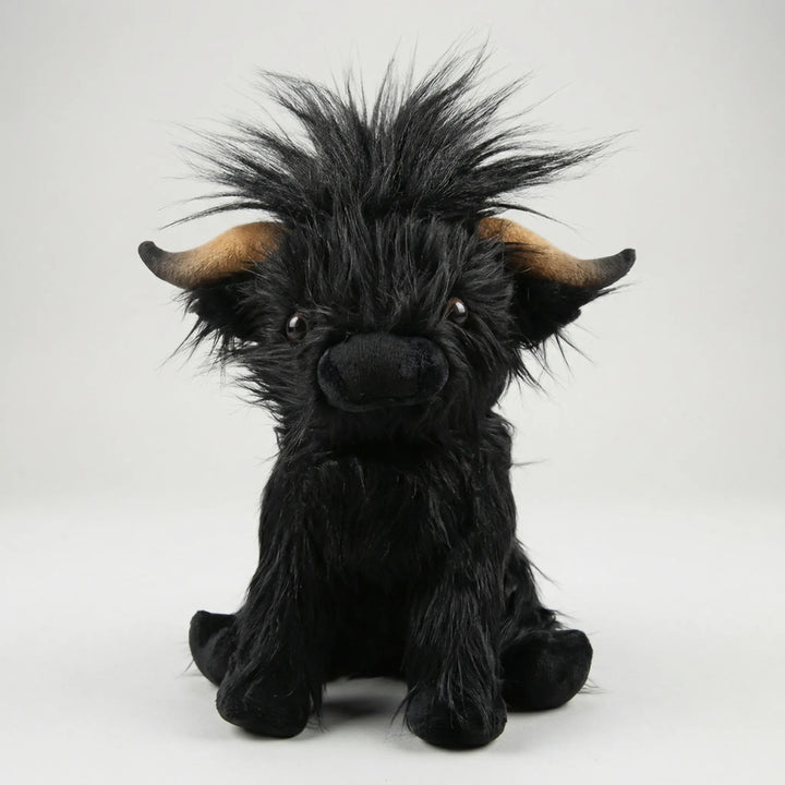 Moovlyn - Peluche de vaca de las Tierras Altas de pelo largo