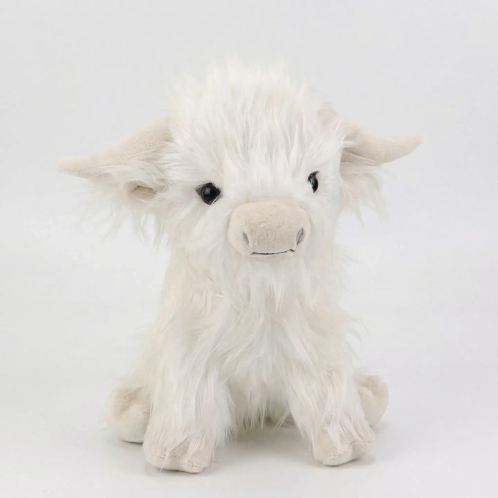 Moovlyn - Peluche de vaca de las Tierras Altas de pelo largo