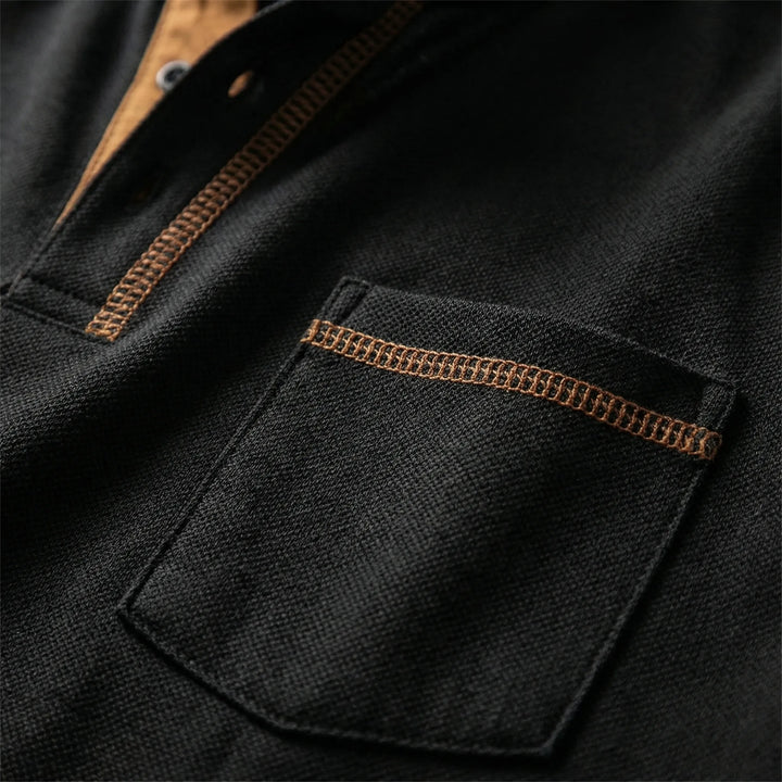 Naxivo - Polo de manga corta con tapeta de botones
