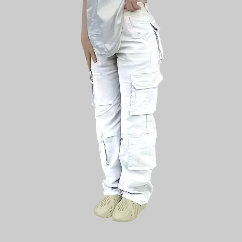 Pantalones Cargo de Cintura Alta para Mujeres