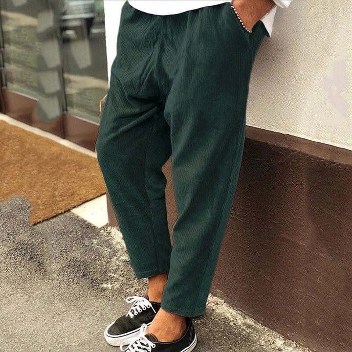 Pantalones Relajados de Corduroy para Hombre