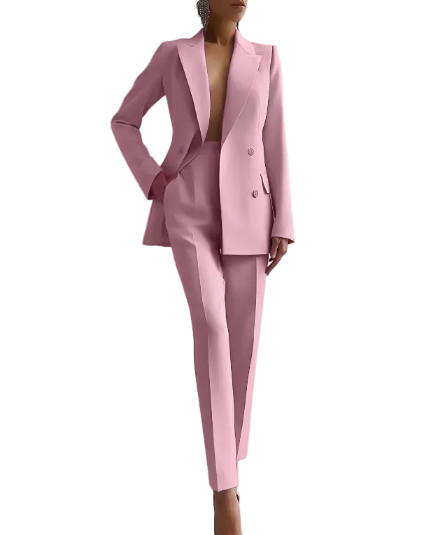 Conjunto Blazer Elegante de Dos Piezas para Mujeres