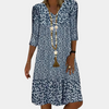 Elegante vestido midi de verano para mujer