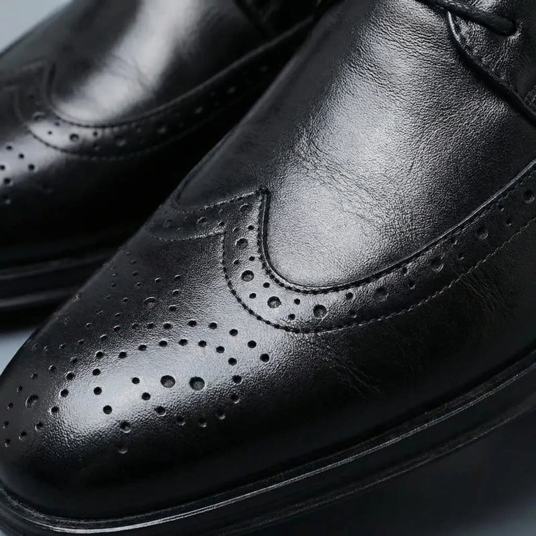 Oxbroque - Zapato de vestir Oxford clásico tipo brogue