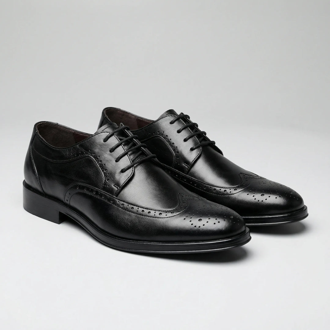 Oxbroque - Zapato de vestir Oxford clásico tipo brogue