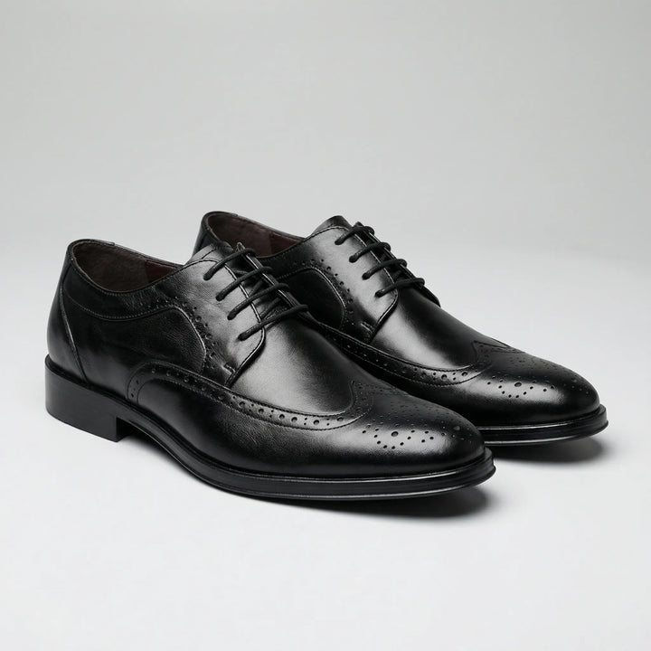 Oxbroque - Zapato de vestir Oxford clásico tipo brogue