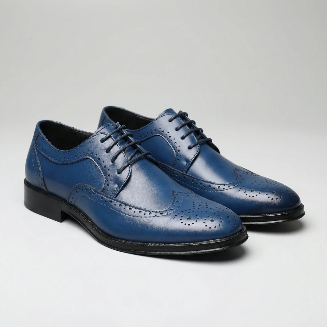 Oxbroque - Zapato de vestir Oxford clásico tipo brogue