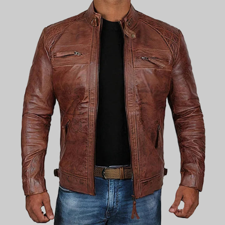 Chaqueta de Motocicleta Resistente para Hombres