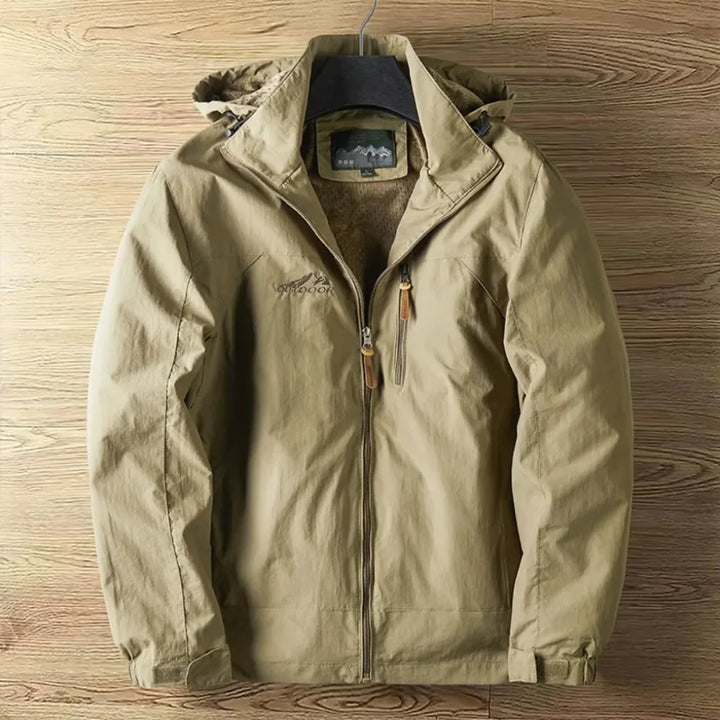 Chaqueta Exterior Impermeable y Transpirable para Hombre con Capucha