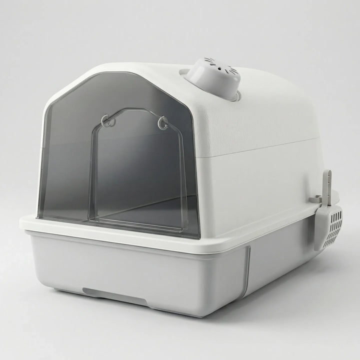 Pawvault - Arenero XL para gatos totalmente cerrado