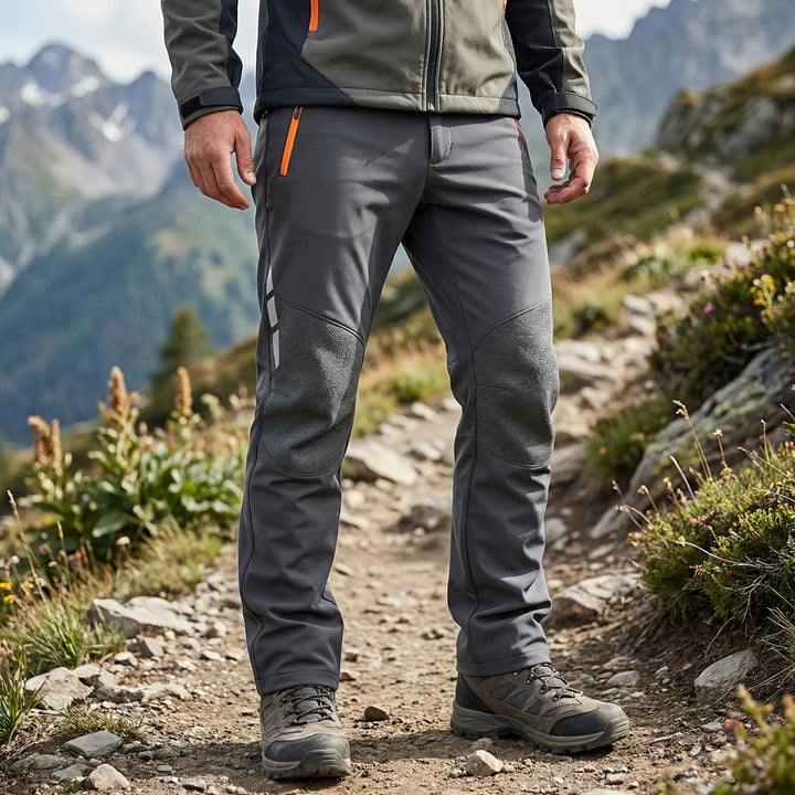 Peakforge - Pantalones de exterior para hombre con forro polar