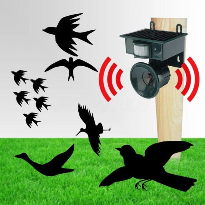 Repelente y Ahuyentador de Aves con Sensor de Movimiento Premium