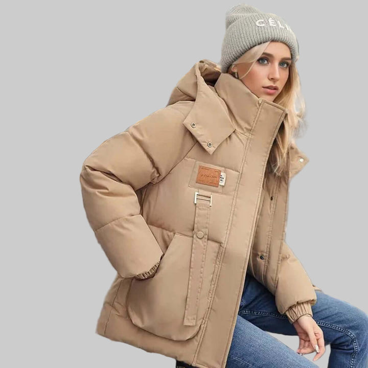 Chaqueta Acolchada con Capucha para Mujeres
