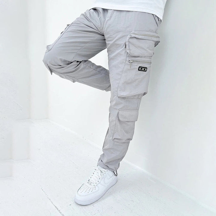 Pantalones Cargo Multi Bolsillos Ajuste Clásico para Hombres