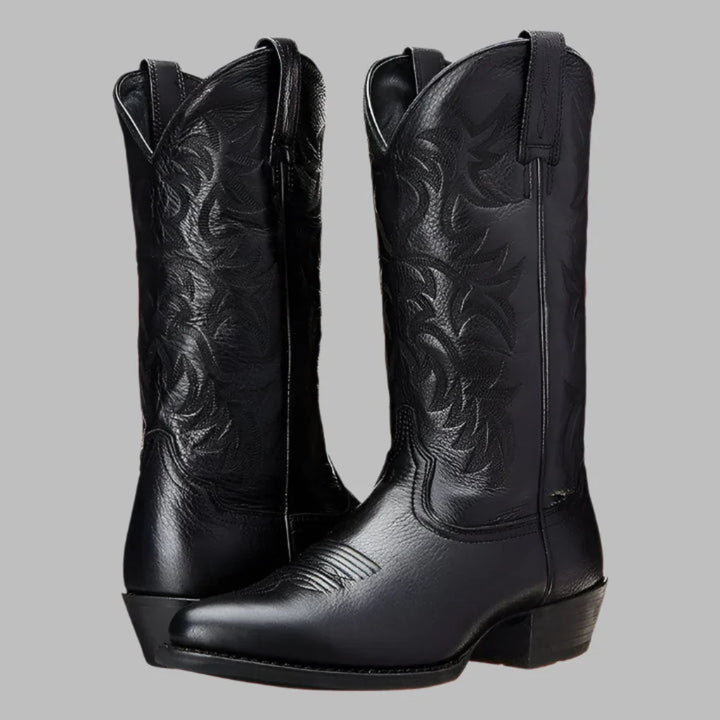 Rangelon - Bota vaquera estilo western sin cordones