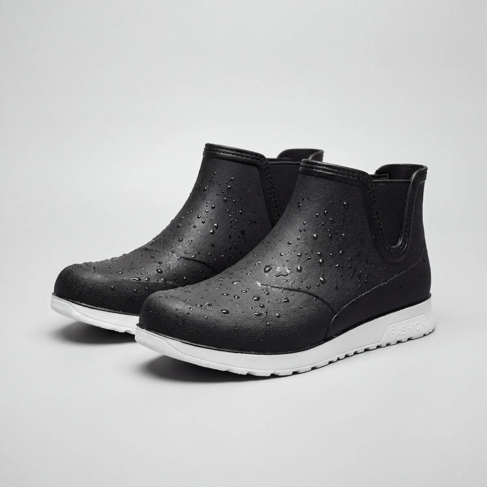 Raynvex - Bota de lluvia impermeable sin cordones hasta el tobillo