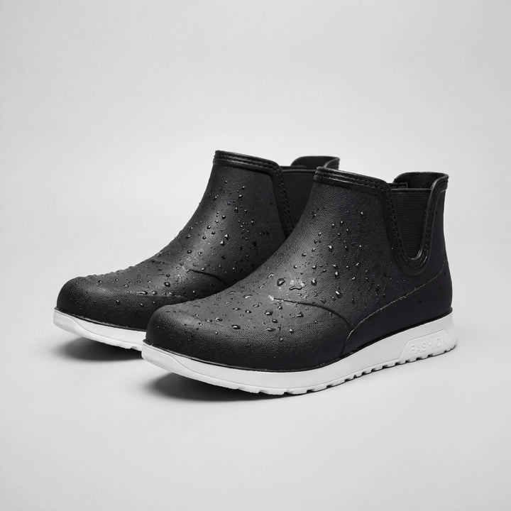 Raynvex - Bota de lluvia impermeable sin cordones hasta el tobillo