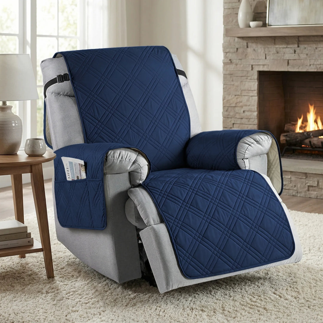 Reclova - Funda acolchada para sillón reclinable de ajuste universal