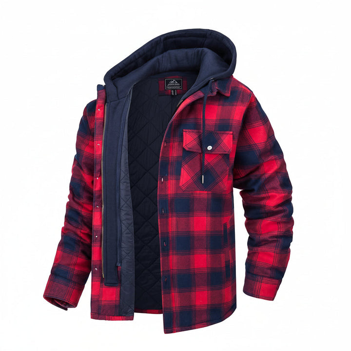 Chaqueta con Capucha de Media Temporada para Hombres