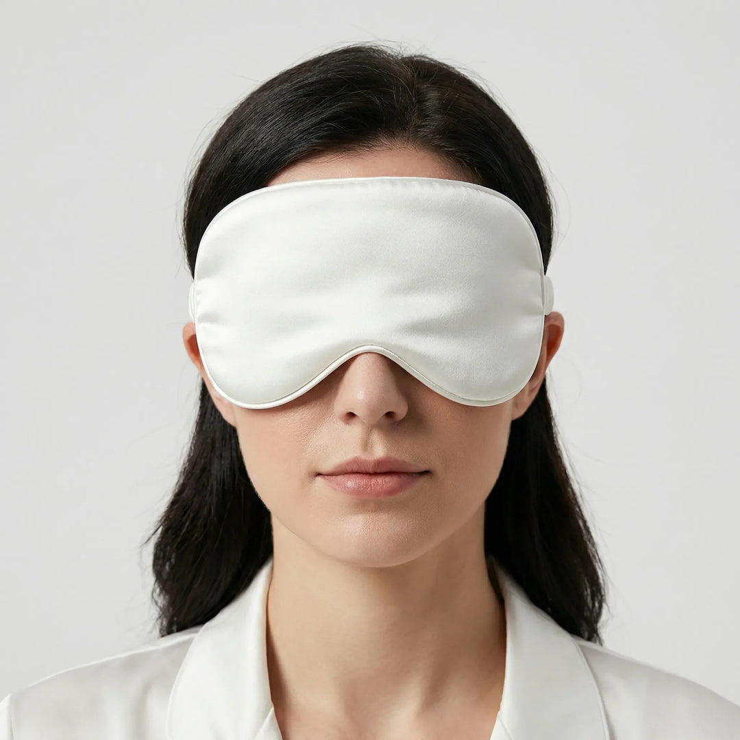 Restova - Mascarilla para dormir ajustable que bloquea la luz