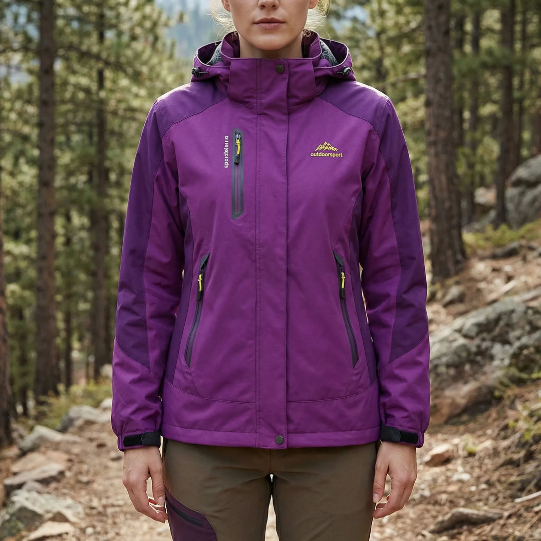 Ridgecova - Chaqueta cortavientos con capucha para exteriores