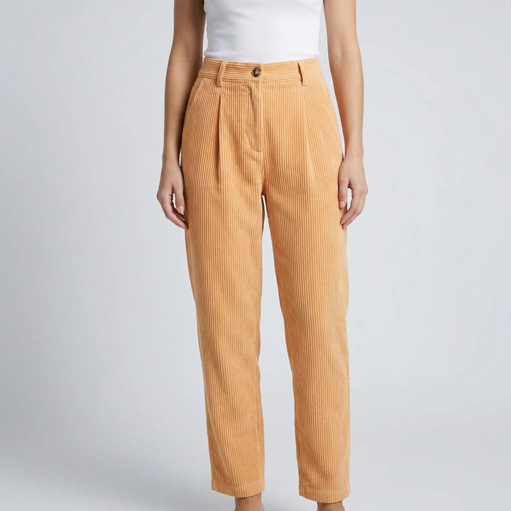 Ridgelle - Pantalones de pana de talle alto y pierna recta