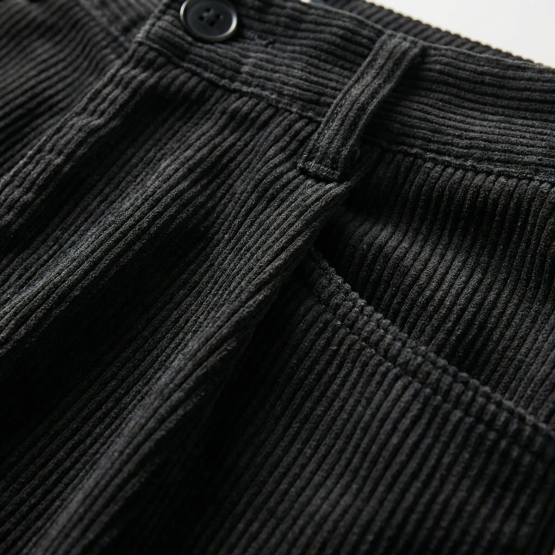 Ridgelle - Pantalones de pana de talle alto y pierna recta