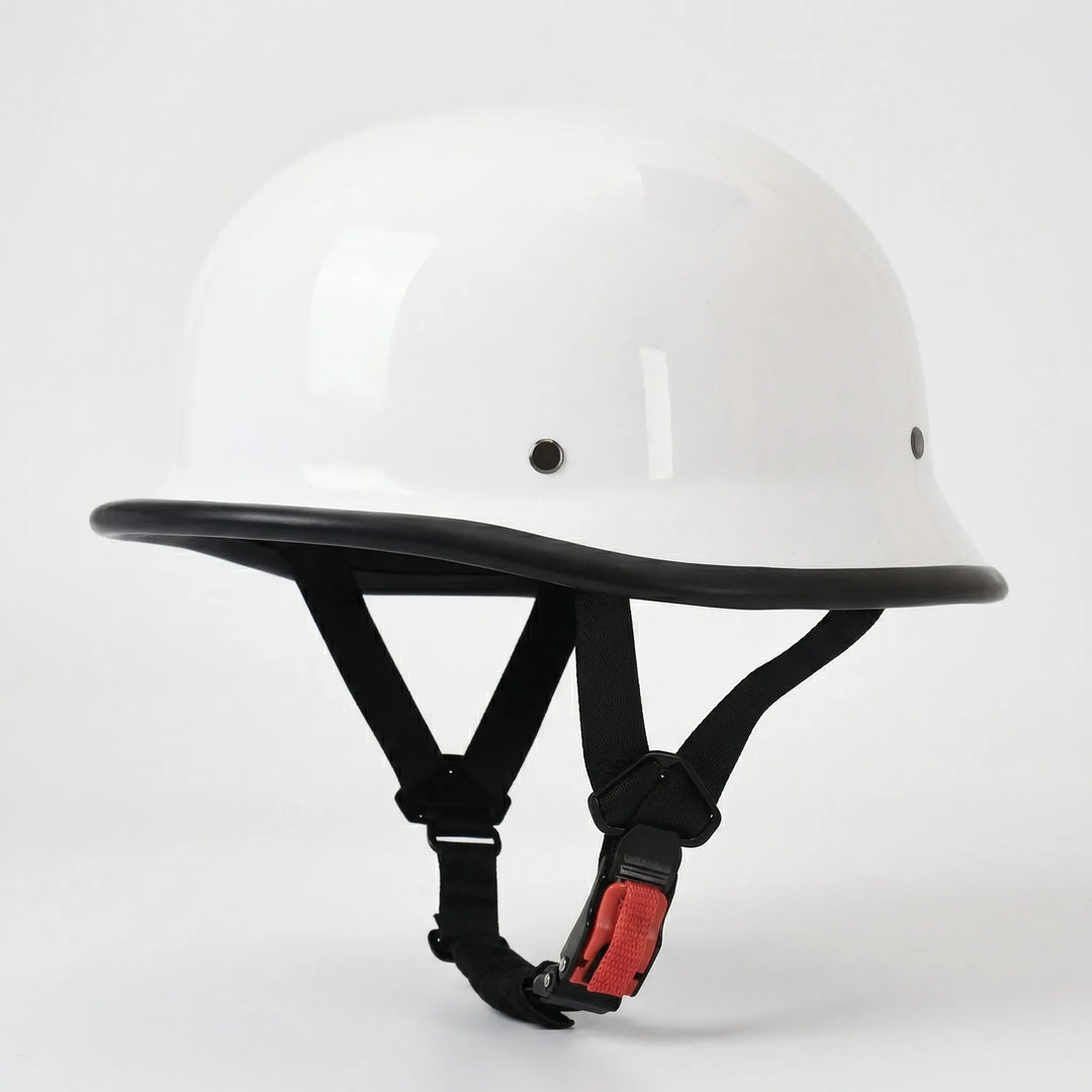Ridlux - Casco tipo jet de estilo vintage para motociclistas