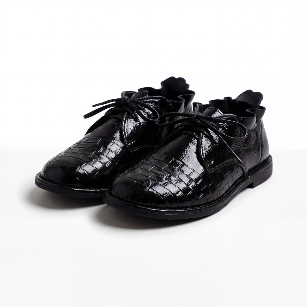 Ruscara - Zapatos planos con cordones hechos a mano