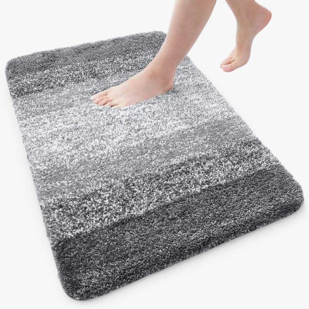 Alfombrilla de baño antideslizante y superabsorbente Corinna: comodidad y secado instantáneo