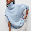 Suéter de Cuello Alto para Mujeres – Básico de Invierno