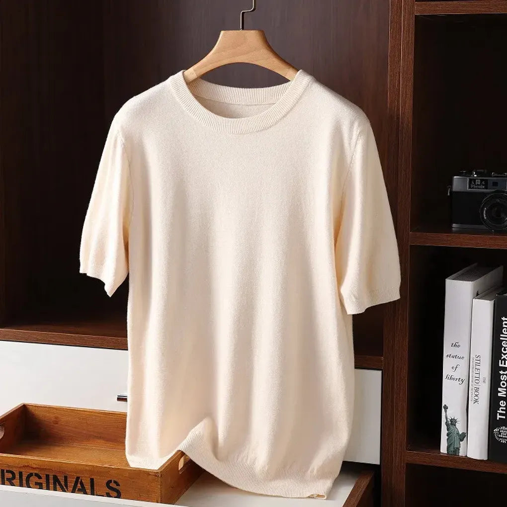 Camiseta de Cuello Redondo para Hombre – Básicos Elevados para Uso Diario