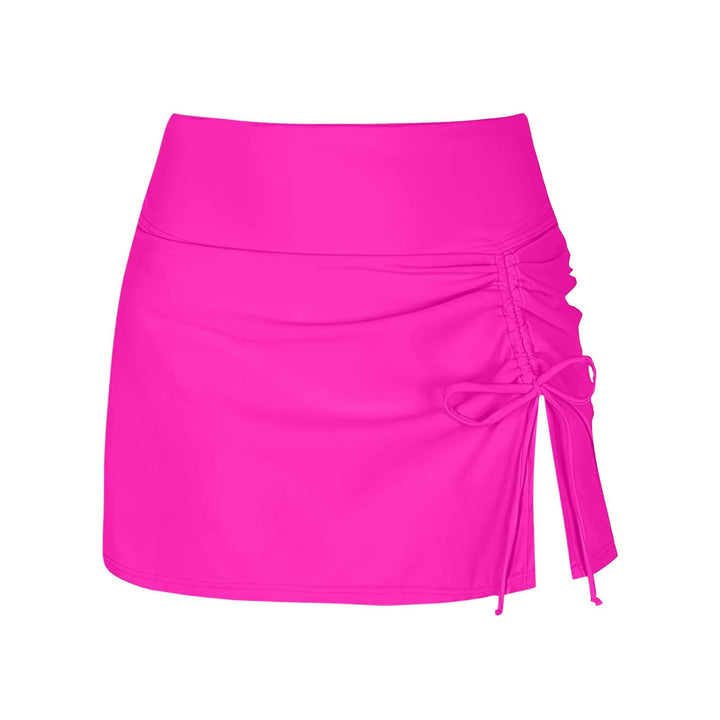 Falda de baño de cintura alta para mujer