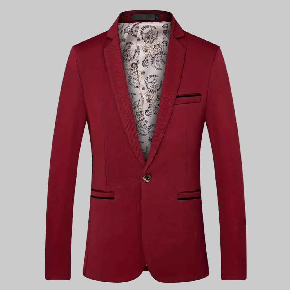Blazer Elegante para Hombre Sastrería Refinada